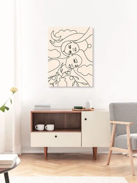 Photocircle Photocircle Poster / Leinwandbild - You Are Worthy – Produktbild 3 von 4