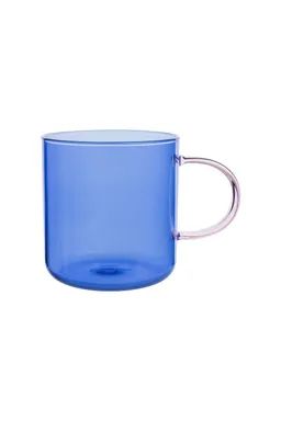 Tranquillo Tasse RAIINBOW Blau – Borosilikatglas - blau – Produktbild 1 von 1