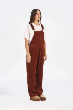 KOMODO KOMODO Damen vegan Leni-Latzhose Aus Cord Farbe Chestnut – Produktbild 1 von 1