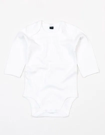 Babybugz Babybugz Baby Kimono Wickelbody Strampler Langarm, Weiß, – Produktbild 2 von 2