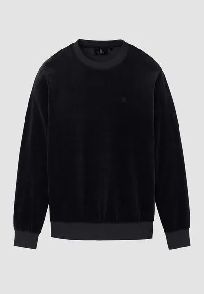 recolution Herren Nicki Sweatshirt aus Baumwolle - PIMENTO - recolution, Black (schwarz), – Produktbild 1 von 1