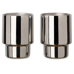Vinga VINGA Nagano RCS recycelte Edelstahlbecher, 2er-Set, reflektierend – Produktbild 1 von 1