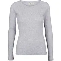 Basic Apparel Basic Apparel Langarmshirt Vegan - Arense LS Tee, Grau (light grey mel), – Produktbild 1 von 1