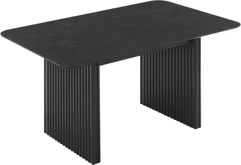 OTTO home Esstisch Vorly, FSC-zertifizierte Esche, Schweizer Kante und pflegeleichte Oberfläche, Grau, – Produktbild 6 von 7