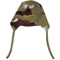 Walkiddy Babymütze Bio Baumwolle Walkiddy, Grün, Majestic Mooses, GOTS-zertifiziert, nachhaltige Materialien, umweltfreundlich, hautfreundlich, elastisch und bequem – Produktbild 1 von 1