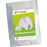 Bastelbogen 'Elefanten' inkl. individuellem Etikett – Produktbild 1 von 1