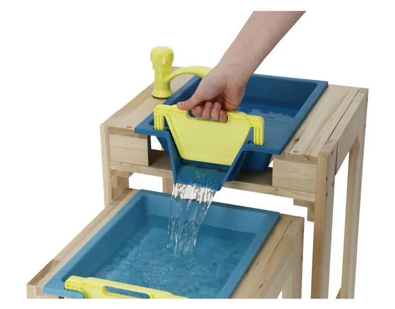 lupilu Wasserspieltisch Lupilu Wasserspieltische aus Holz mit 3 Spielebenen – Produktbild 5 von 5