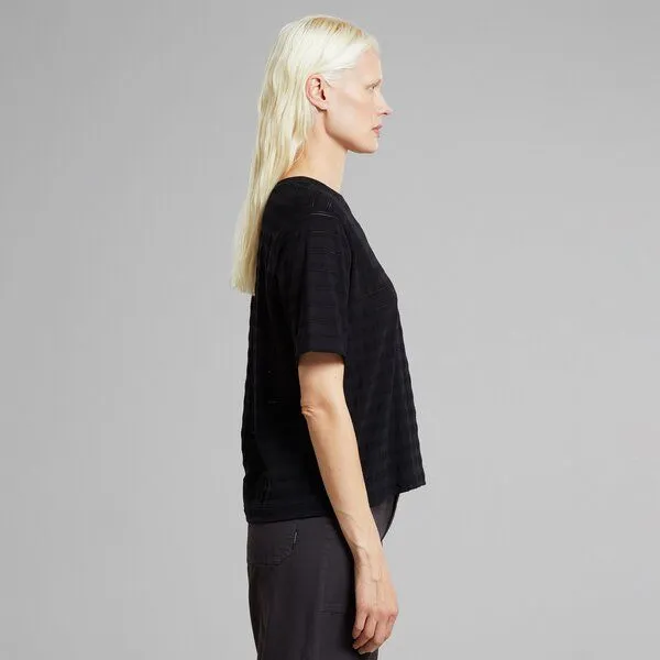 Dedicated DEDICATED T-Shirt Vadstena Lace - Black – Produktbild 2 von 3