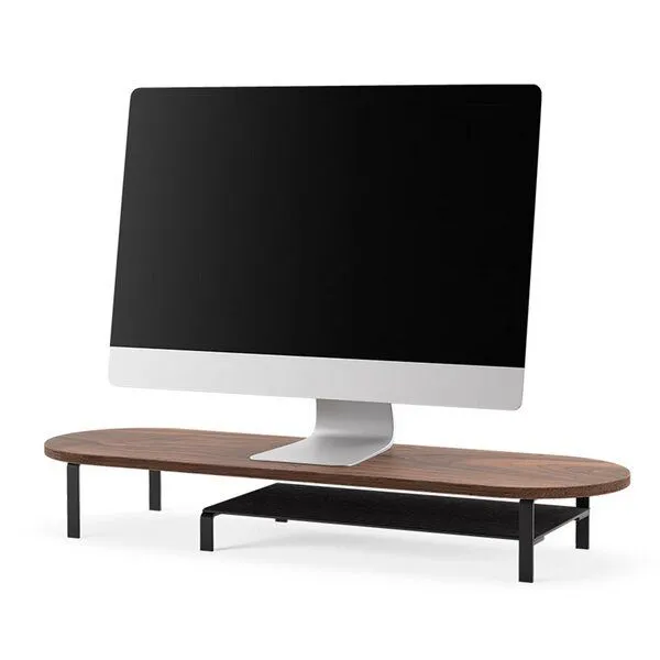 Woodcessories Woodcessories Monitorständer aus nachhaltigem Holz, Walnuss/schwarz, – Produktbild 2 von 8