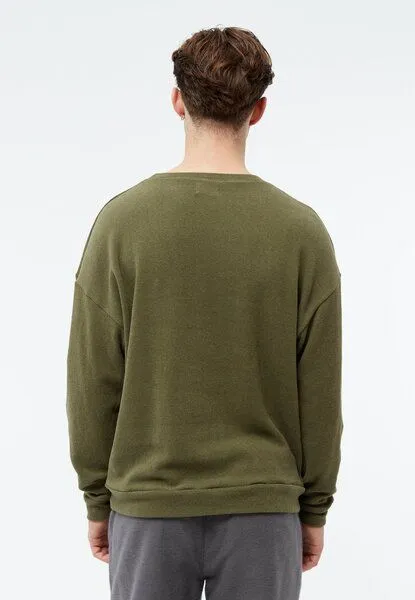 Givn Berlin Givn Berlin Sweater GBANTHONY aus recycelter Baumwolle, Khaki, – Produktbild 3 von 4