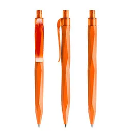 prodir prodir® Druckkugelschreiber QS20 PMT Push, blaue Mine, orange – Produktbild 1 von 1