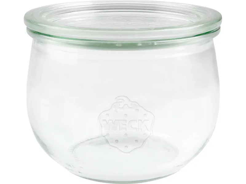 Weck Weck Tulpenglas, Einmachglas mit Deckel, 580 ml, 8,5 cm x Ø 10 cm – Produktbild 1 von 1