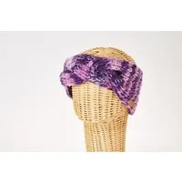 short'n'pietz short'n'pietz Schurwollstirnband meliert, handgestrickt, Lila, – Produktbild 1 von 1