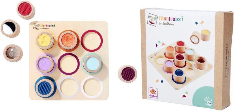 eichhorn eichhorn Lernspielzeug Montessori Fühlbrett, Bunt, – Produktbild 2 von 5