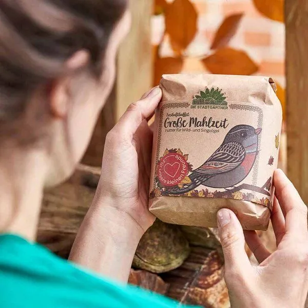 Die Stadtgärtner Die Stadtgärtner 1L Futter für alle Vögel I Vogelfutter für Amseln, Rotkehlchen, Meisen – Produktbild 3 von 4