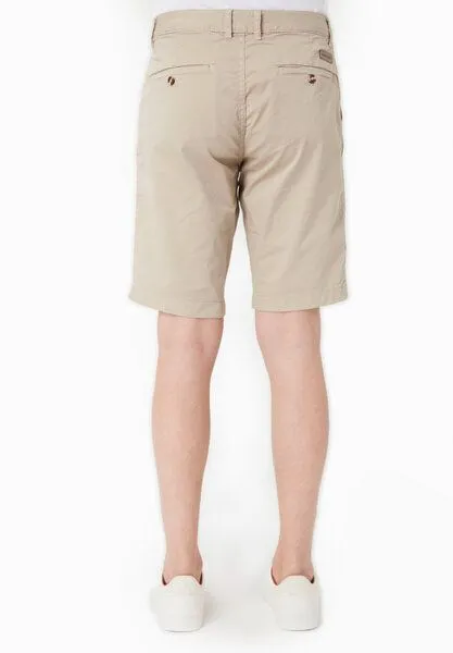 ORGANICATION ORGANICATION Slim-Fit Chino-Shorts aus Bio-Baumwolle, Feather beige, – Produktbild 4 von 4