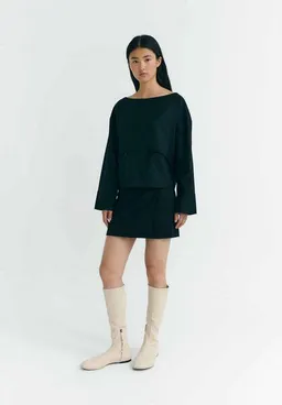 thinking mu thinking mu Bluse Marion aus 100% Wolle – Produktbild 1 von 1