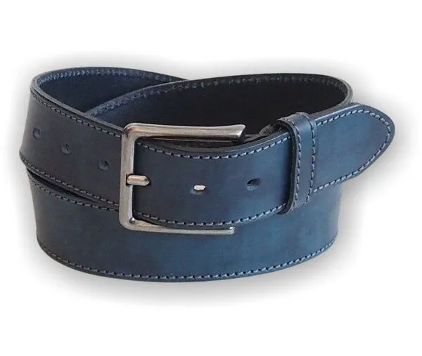 Greenbelts Greenbelts Herren Ledergürtel JACK, Blau, – Produktbild 1 von 3