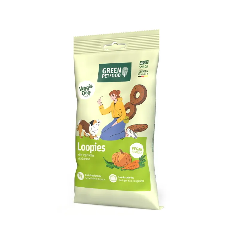 Green Petfood Green Petfood Loopies mit Gemüse 12 x 100 g – Produktbild 1 von 2