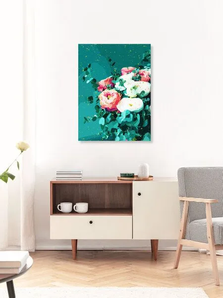 Photocircle Photocircle Poster / Leinwandbild - Floral & Confetti – Produktbild 3 von 4