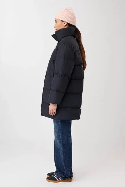 LangerChen LangerChen - Daunenjacke mit Stehkragen, Blau (navy), – Produktbild 3 von 3