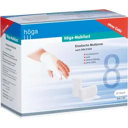 Höga-Pharm HÖGA MUBILAST Fixierbinde 8 cmx4 m o.Cellophan 20 St Binden – Produktbild 1 von 1