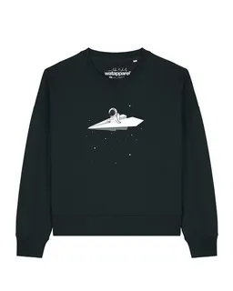 watapparel watapparel Sweatshirt Frauen Fly me to the moon – Produktbild 1 von 1