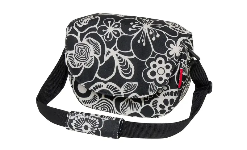 KLICKFIX KLICKfix Reisenthel FunBag Lenkertasche - fleur schwarz, Schwarz, – Produktbild 1 von 1