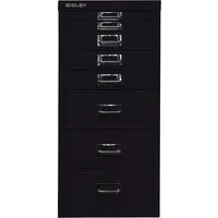 Bisley Schubladenschrank 8 Schübe, DIN A4 schwarz – Produktbild 1 von 1