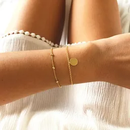MOANINA MOANINA Schmuck-Set Bella - Kette & Armband - 925 Silber/18k Gold Vermeil – Produktbild 1 von 1