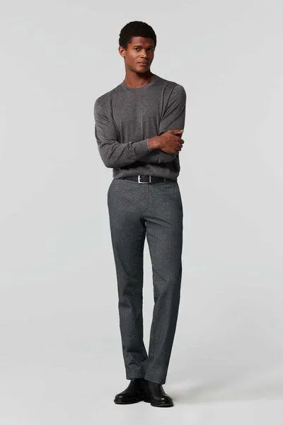 Meyer MEYER Super-Stretch Woollook Chino, Grau (mid grey), – Produktbild 2 von 4