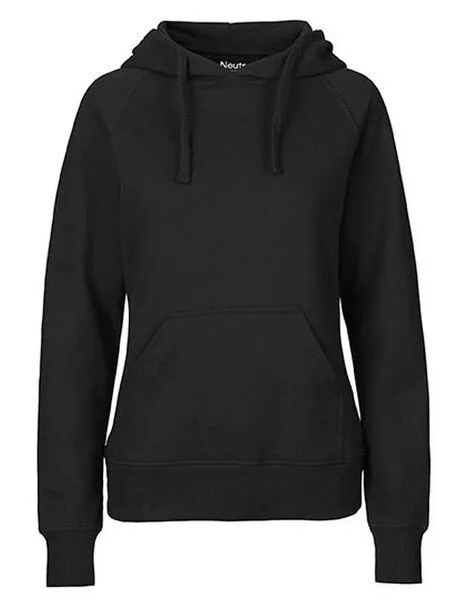 Neutral Neutral® Damen College Hoodie Hoody Kapuzenpullover Kapuzenpulli, Schwarz, – Produktbild 1 von 4