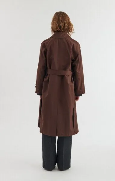 Basic Apparel Basic Apparel Übergangsjacke GISE aus Bio-Baumwolle und recyceltem Polyester, Braun-chicory-coffee, – Produktbild 3 von 3