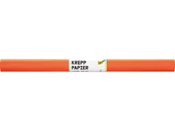 folia folia Krepppapier-Rollen, 50 cm x 2 m, 10 Rollen, hellrotorange – Produktbild 1 von 1