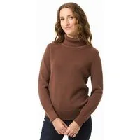 ORGANICATION ORGANICATION Rollkragenpullover aus Bio-Baumwolle, Cocoa brown, – Produktbild 1 von 1