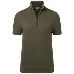 HAKRO HAKRO Zip-Shirt Piquè ECO #334 Gr. M olive – Produktbild 1 von 1
