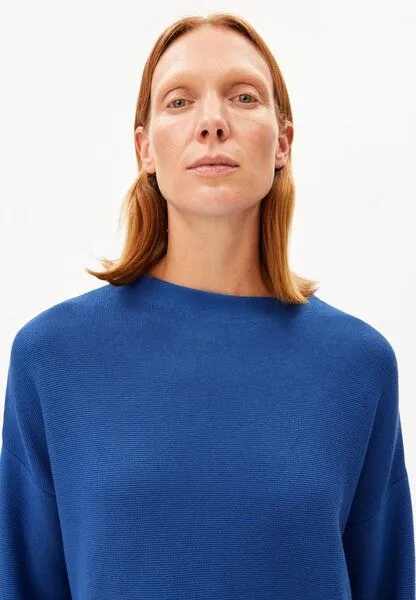 ARMEDANGELS ARMEDANGELS MERINAA Damen Pullover aus Bio-Baumwolle, Dynamo blue, – Produktbild 3 von 4