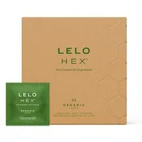 LELO LELO HEX Organic Kondome (36-Packung) - aus ökologisch erzeugtem Naturlatex und angereichert mit L-Arginin – Produktbild 1 von 1