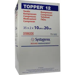 Solventum Germany TOPPER 12 Kompr.10x20 cm steril 35X2 St Kompressen – Produktbild 1 von 1