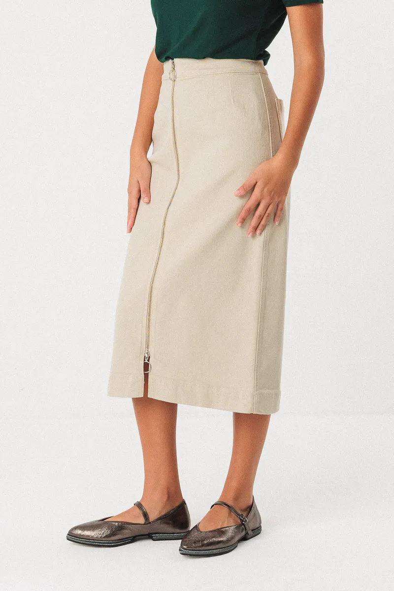 SKFK SKFK Damen vegan Rock Dota Beige, Beige, – Produktbild 2 von 2