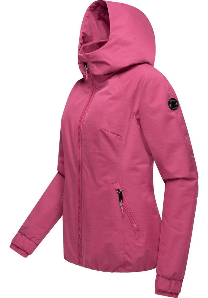 ragwear ragwear Winterjacke Dizzie Warm Rain Wasserdichte warme Damen Jacke mit Kapuze, Rosa, – Produktbild 3 von 5