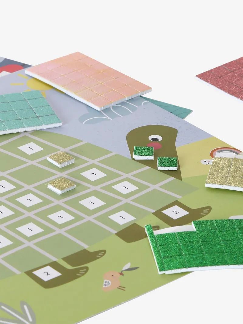 Vertbaudet Sticker-Set mit Glitzer für Kinder, Mehrfarbig, – Produktbild 4 von 4