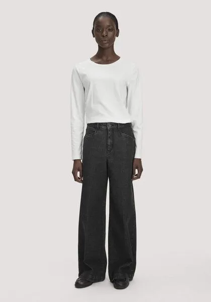 hessnatur hessnatur Jeans VONNA Super Wide Leg BETTER RECYCLING aus Bio-Denim, Black, – Produktbild 2 von 4