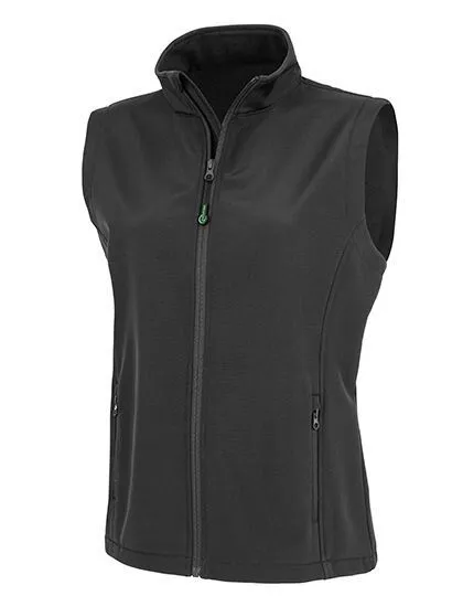 Result Genuine Recycled Result Genuine Recycled Damen Women Bodywarmer Weste Atmungsaktiv Wasserabweisend recycelt, Schwarz, – Produktbild 2 von 4