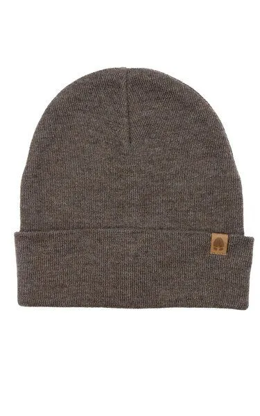 Kopyto Kopyto WOLF - Glatte Zweilagige Beanie Mütze aus 100% RWS-Merinowolle, Hellbraun, – Produktbild 2 von 5