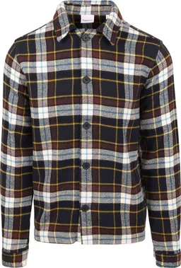 KnowledgeCotton Apparel Knowledge Cotton Apparel Überhemd Dunkelblau Kariert - Größe M – Produktbild 1 von 1