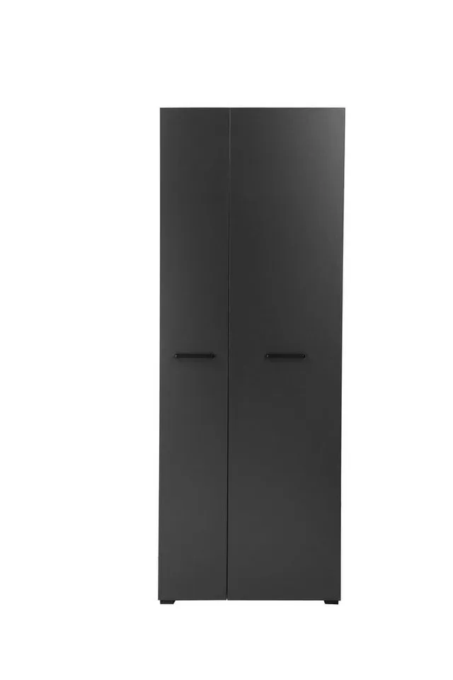 OTTO home Aktenschrank Moid Höhe 174,5 cm, moderner Mehrzweckschrank mit Türen, Grau, – Produktbild 4 von 5