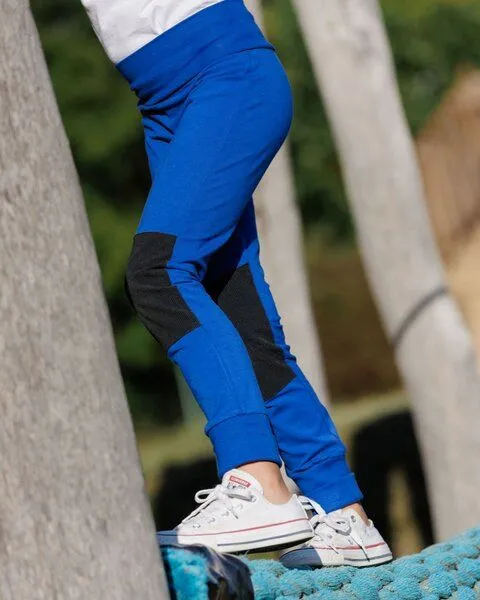 Babbily Babbily mitwachsende Leggings aus Bio-Baumwolle, Blau, – Produktbild 4 von 4