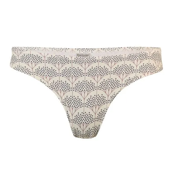 Frija Omina Frija Omina Bio-String Pur gemustert, Äldre (weiß), – Produktbild 1 von 2