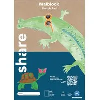 share Malblock DIN A4, 100 Blatt, blanko - neu – Produktbild 1 von 1